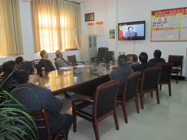 定遠縣科協組織黨員干部集中觀看警示教育片.JPG
